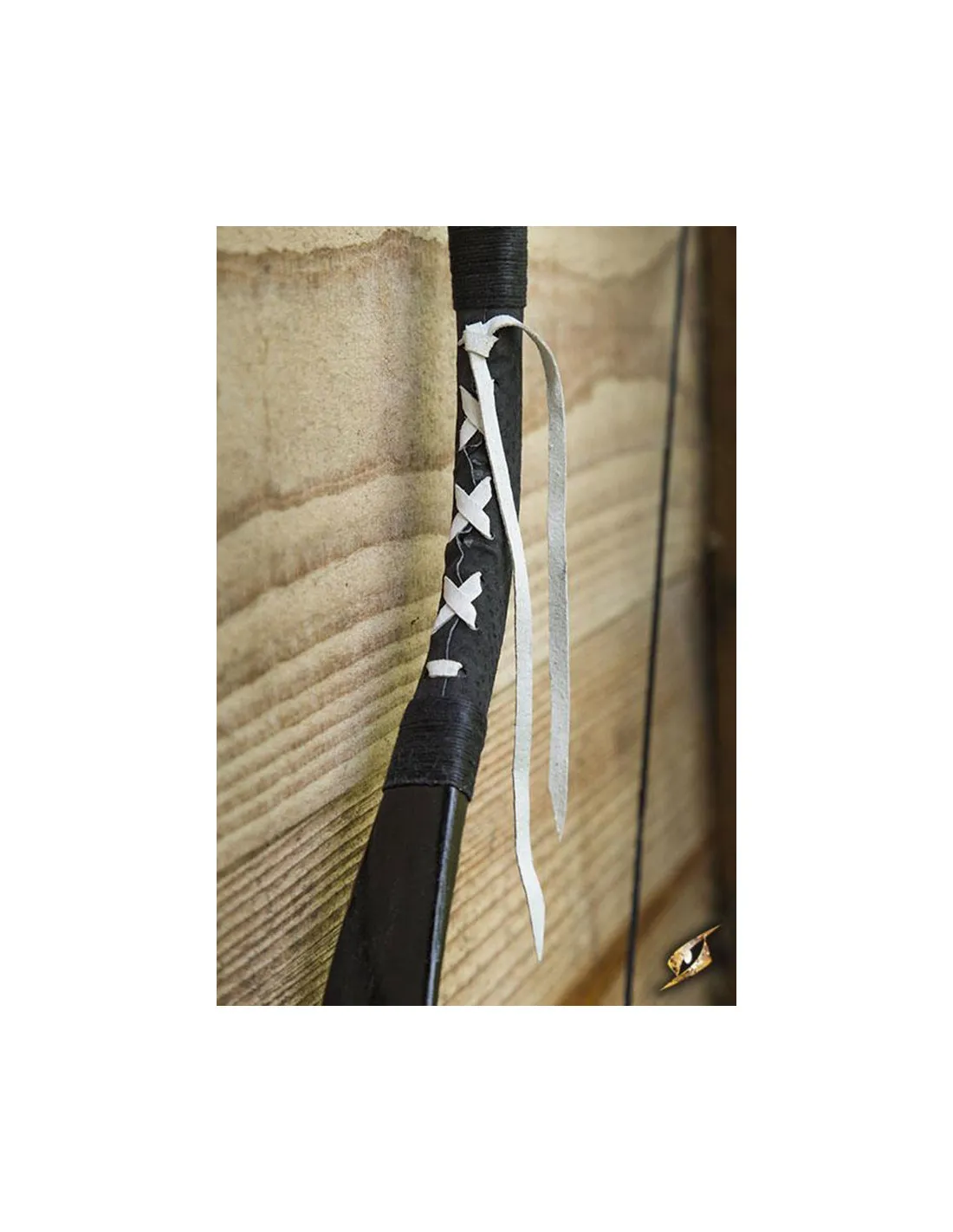 Arco medieval Deluxe negro para caballo. Cuerda 115 cm.