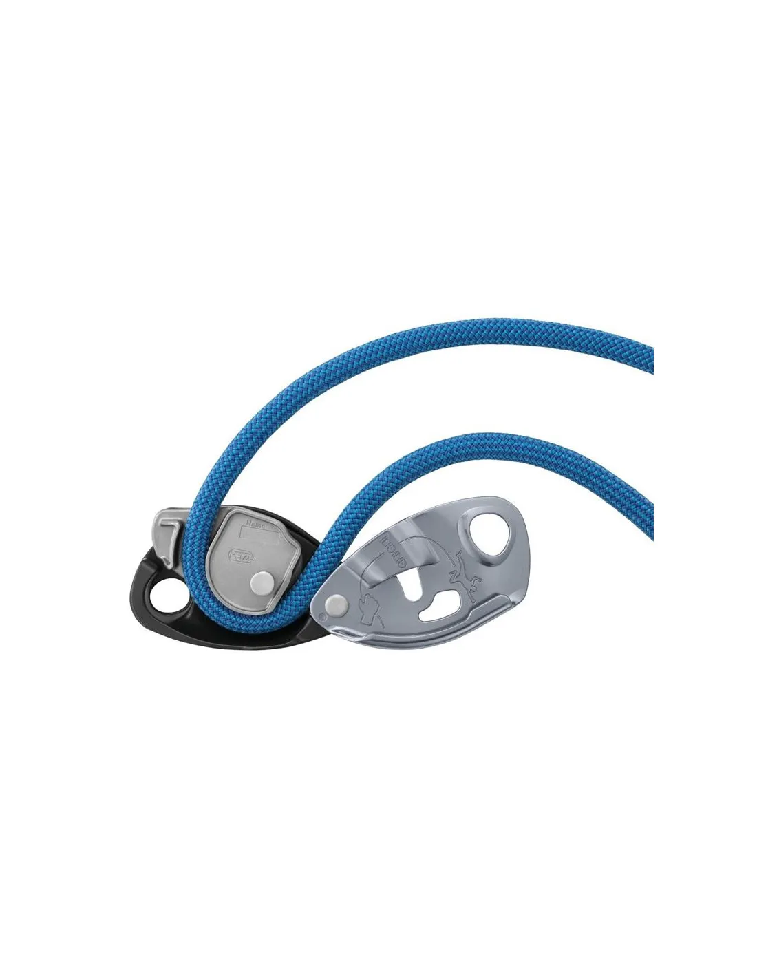 Asegurador Con Bloqueo Asistido Mediante Leva Petzl Grigri® Rojo/Naranja