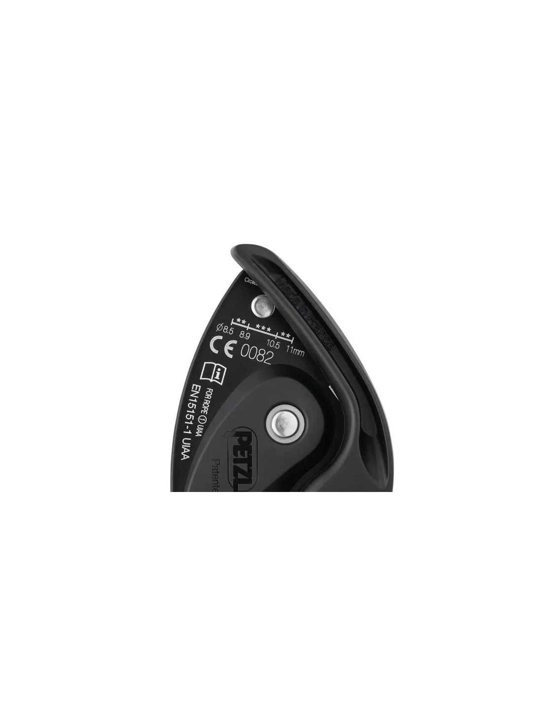 Asegurador Con Bloqueo Asistido Mediante Leva Petzl Grigri® Rojo/Naranja