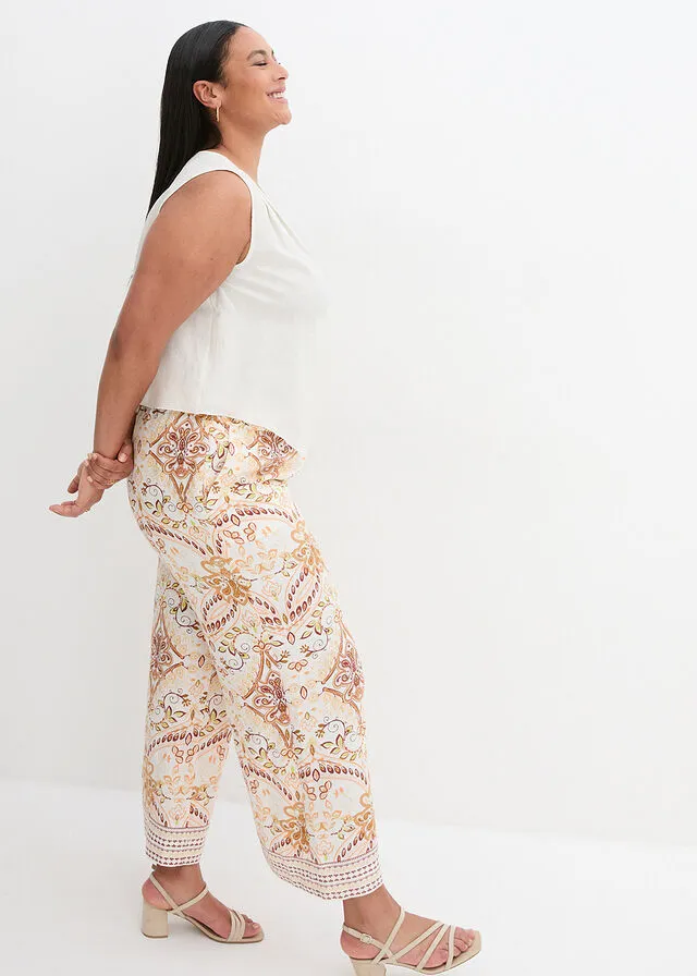 Blusa sin mangas Blanco lana