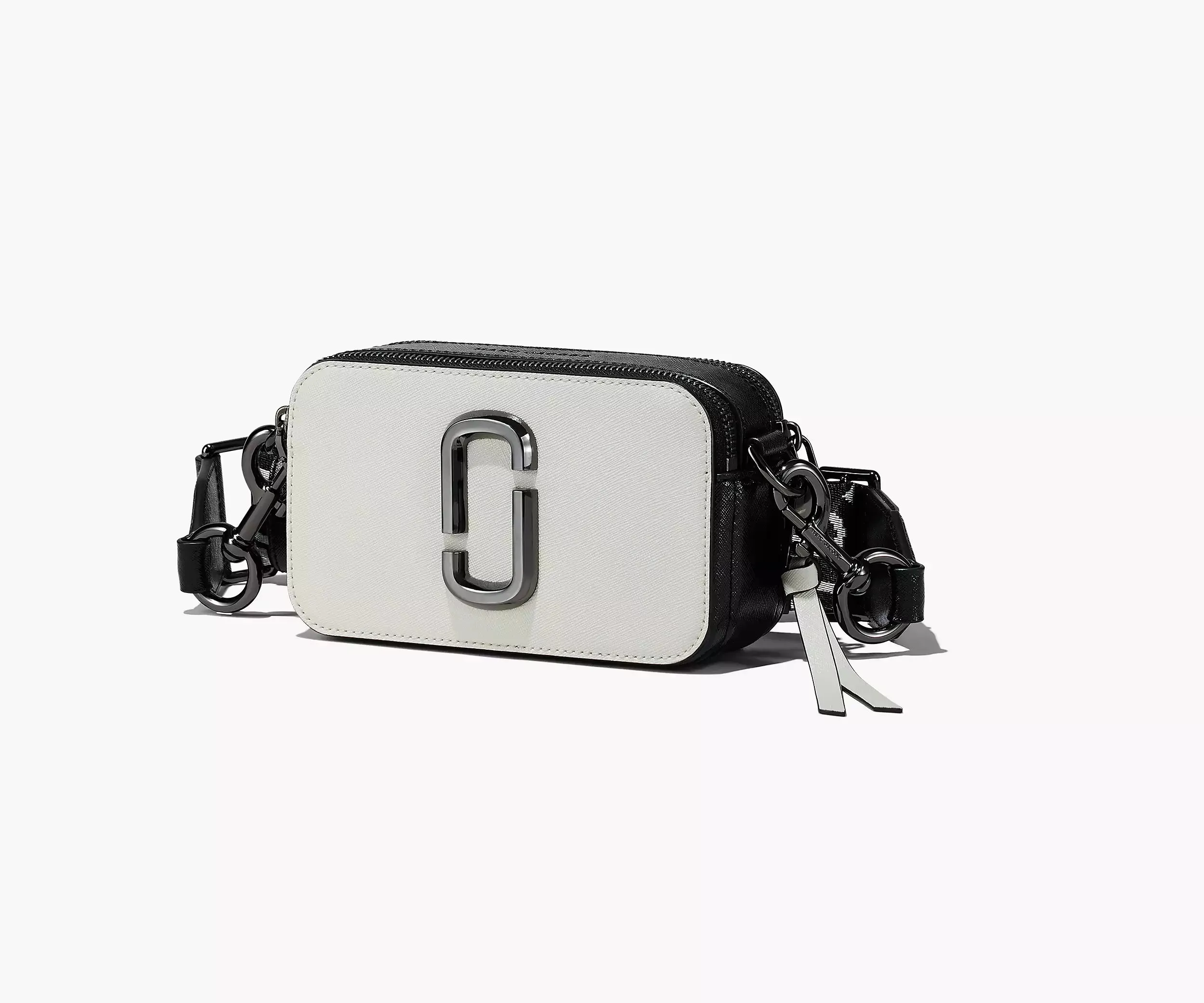 BOLSO BANDOLERA SNAPSHOT BLANCO NEGRO