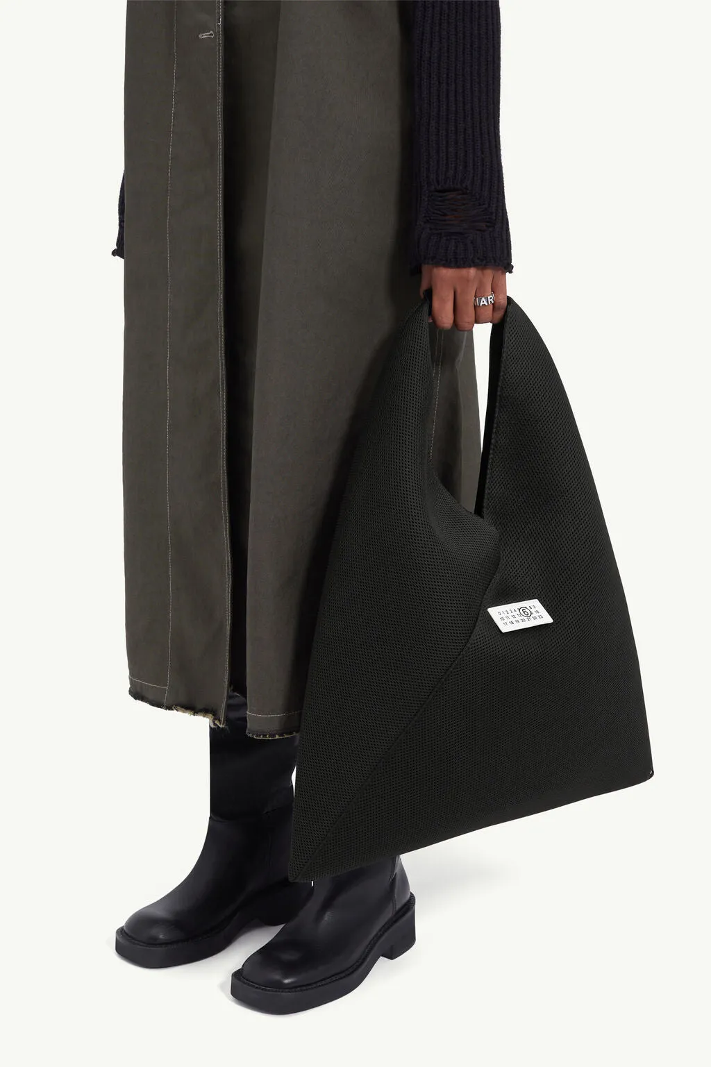 BOLSO JAPANESE NUMERIC MALLA NEGRO