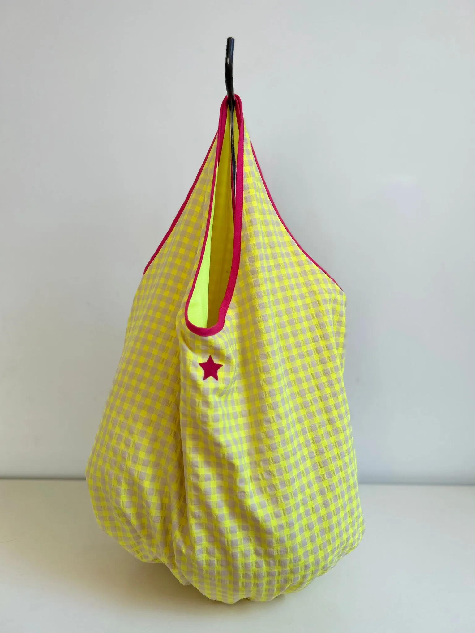 BOLSO VICHY AMARILLO