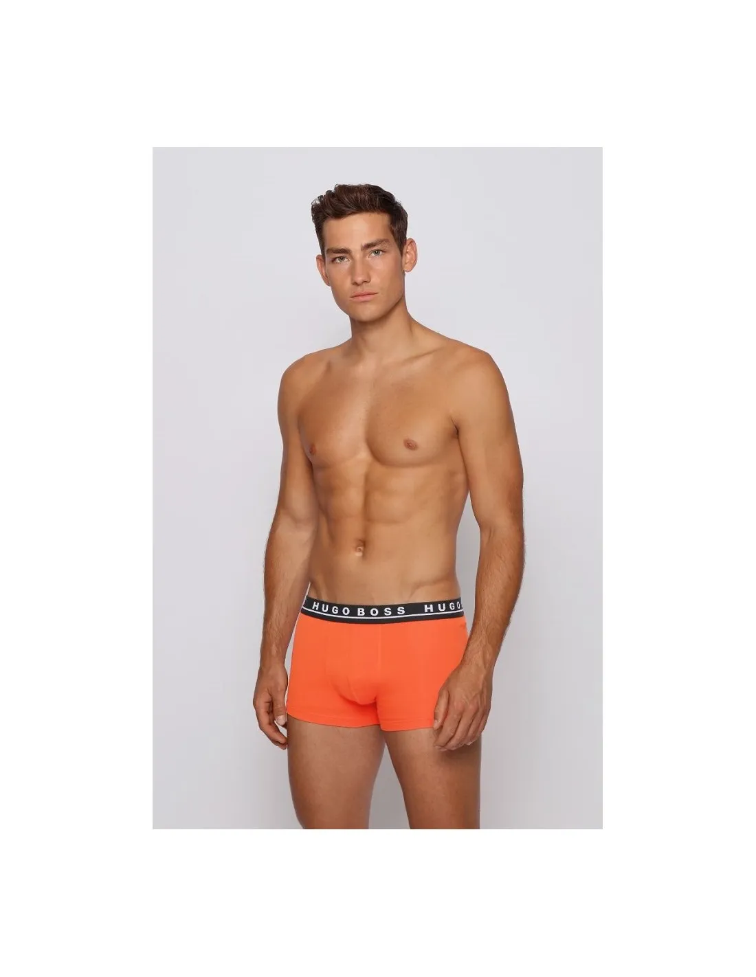 BOSS PACK3 CALZONCILLOS BOXERS CORTOS EN ALGODÓN ELÁSTICO