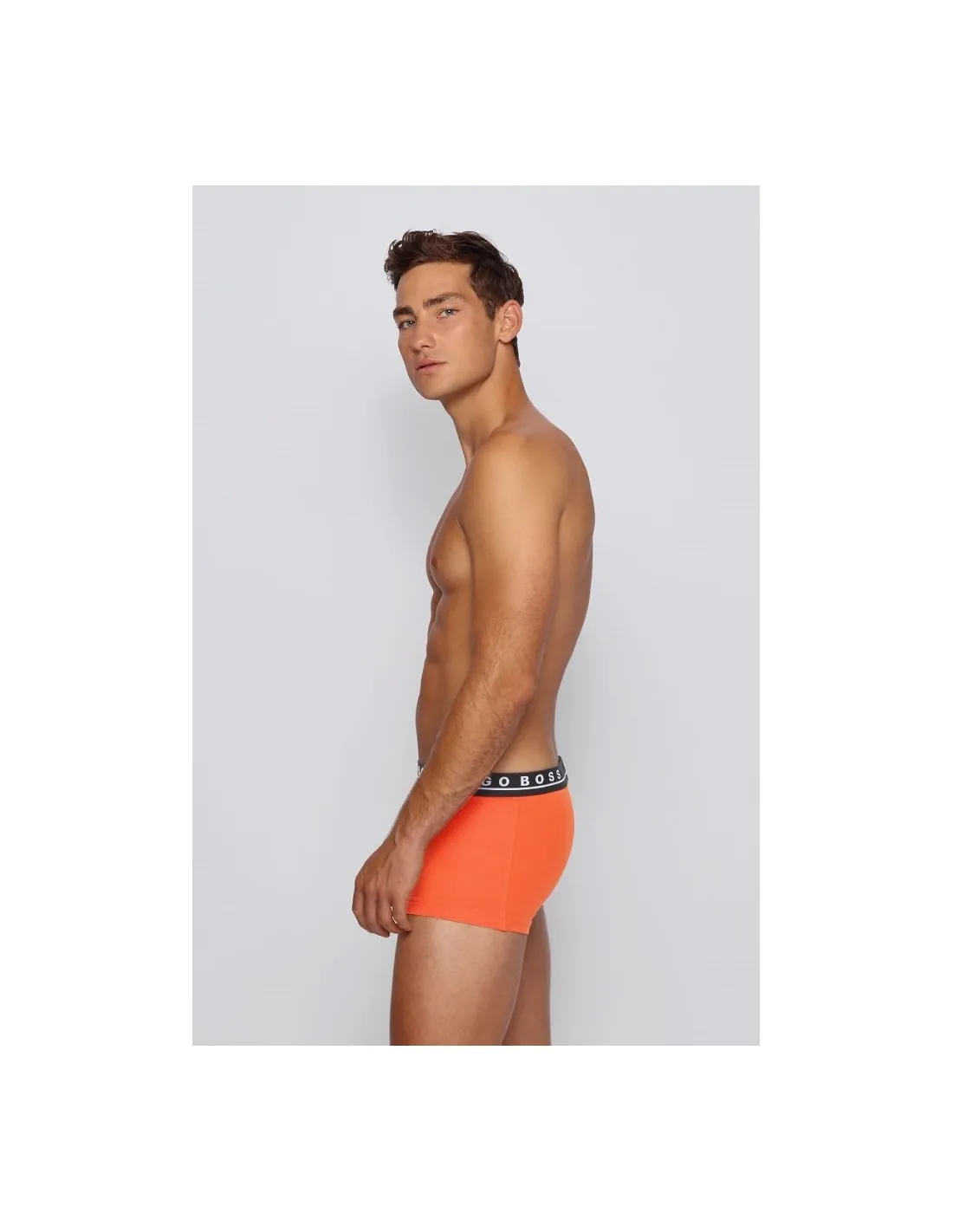 BOSS PACK3 CALZONCILLOS BOXERS CORTOS EN ALGODÓN ELÁSTICO