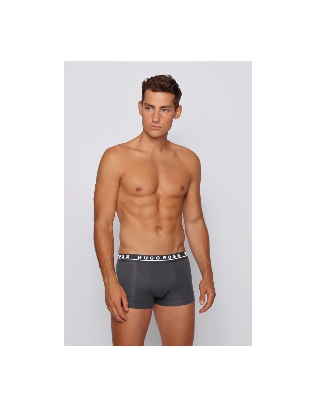 BOSS PACK3 CALZONCILLOS BOXERS CORTOS EN ALGODÓN ELÁSTICO