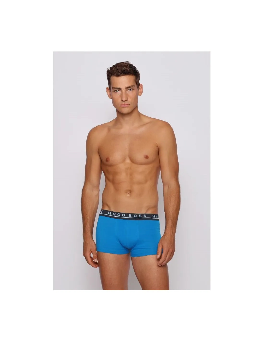 BOSS PACK3 CALZONCILLOS BOXERS CORTOS EN ALGODÓN ELÁSTICO