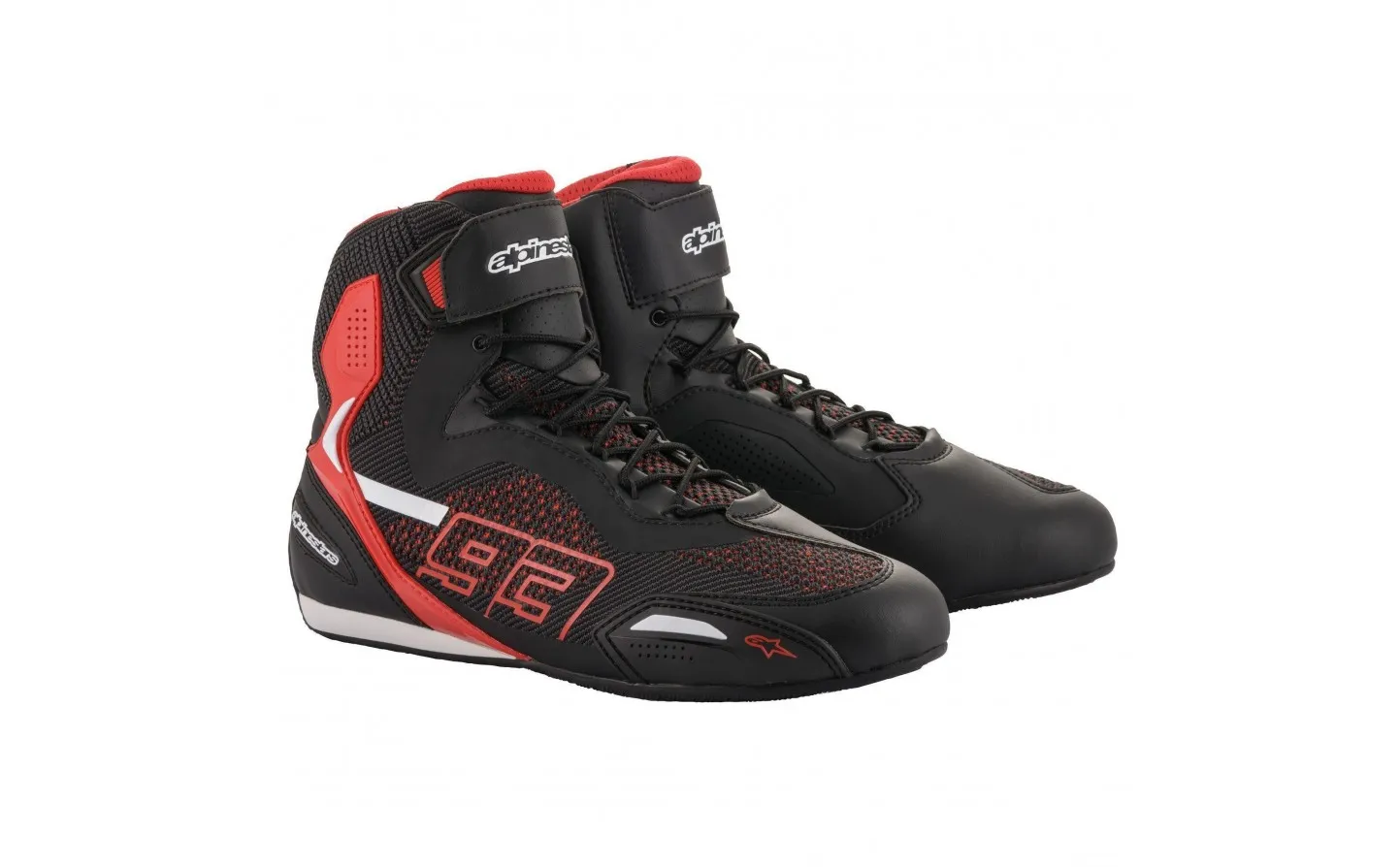 Botas Alpinestars Austin Knitted Riding Negro Rojo |2510820|