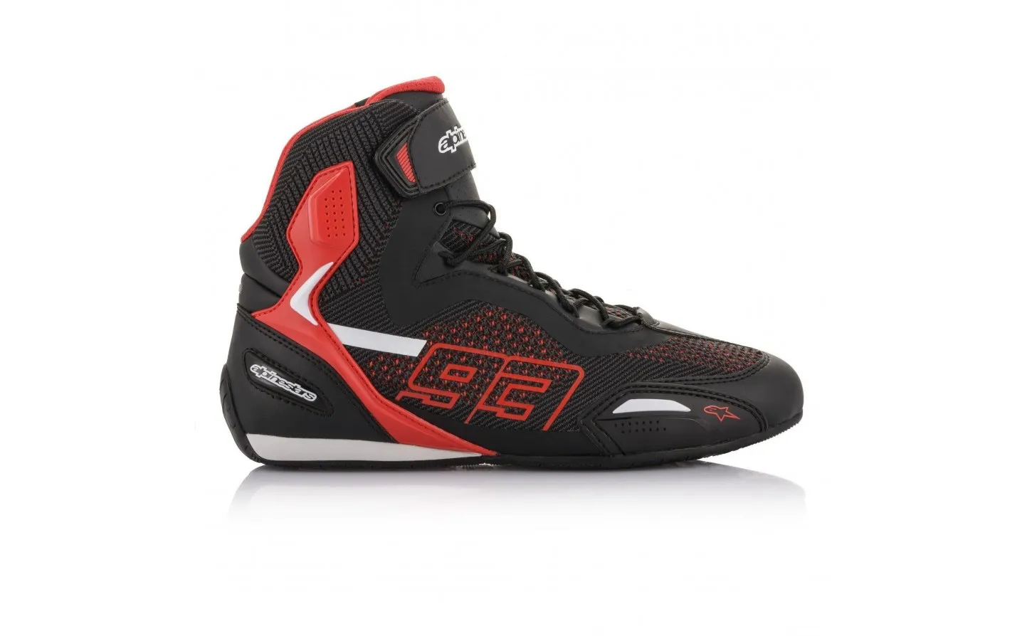 Botas Alpinestars Austin Knitted Riding Negro Rojo |2510820|