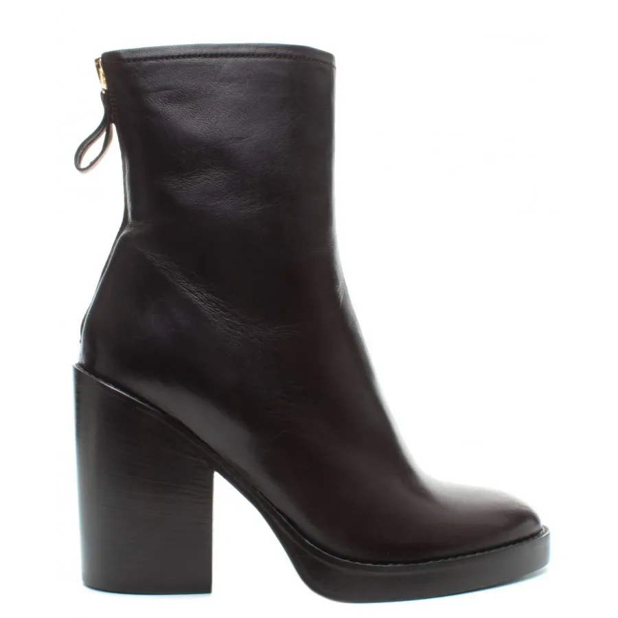 Botas Mujeres PREMIATA M5478 Caoba Zip Cuero Marron