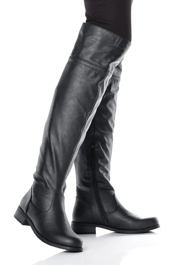 Botas por encima de la rodilla Negro