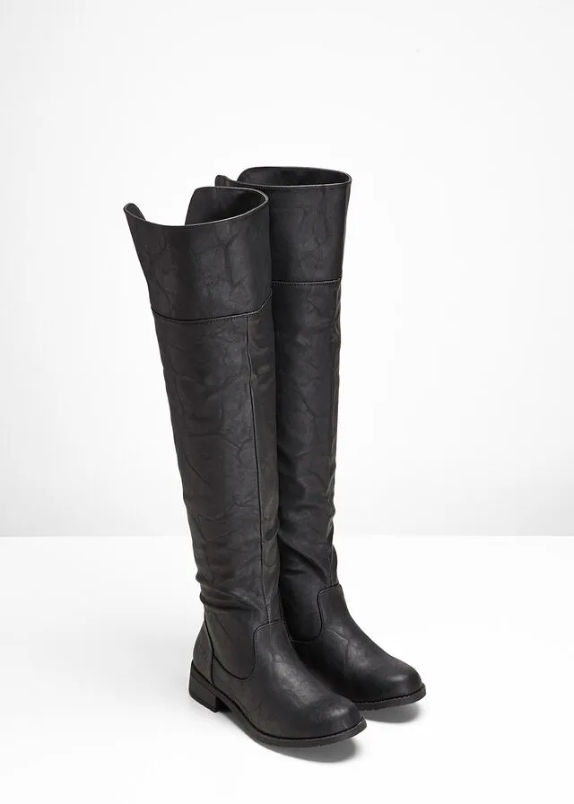 Botas por encima de la rodilla Negro
