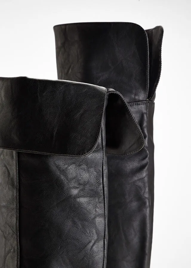 Botas por encima de la rodilla Negro