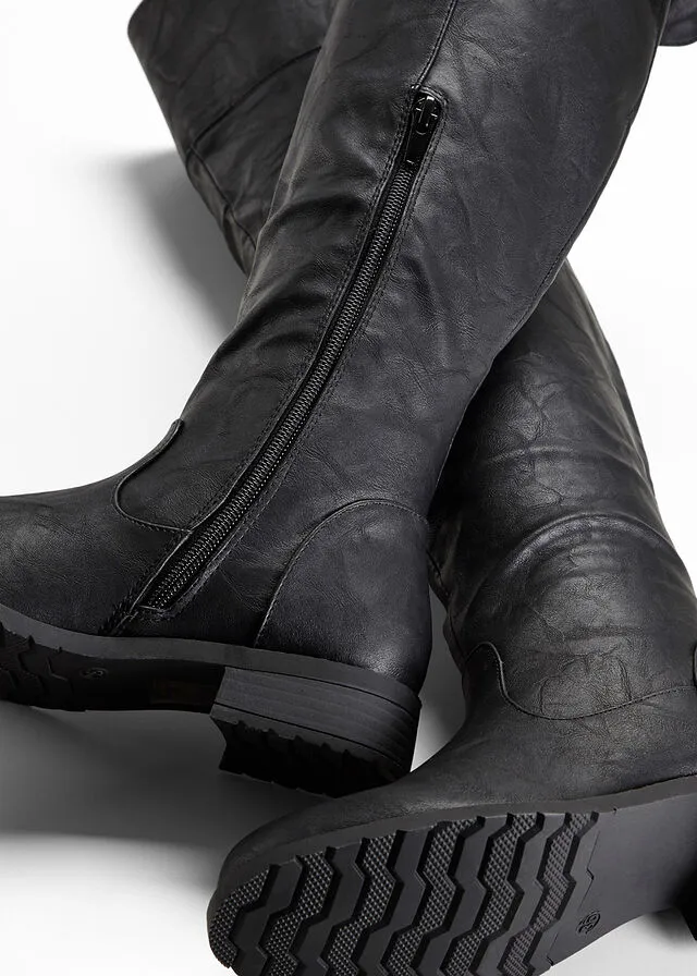 Botas por encima de la rodilla Negro