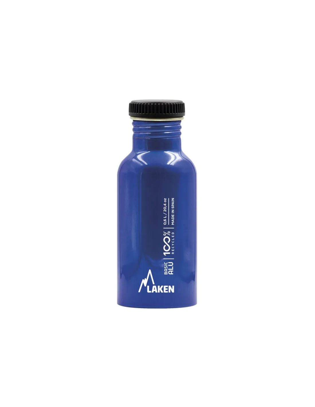 Botella basic Laken Aluminio 0,75 l T.Plain Azul
