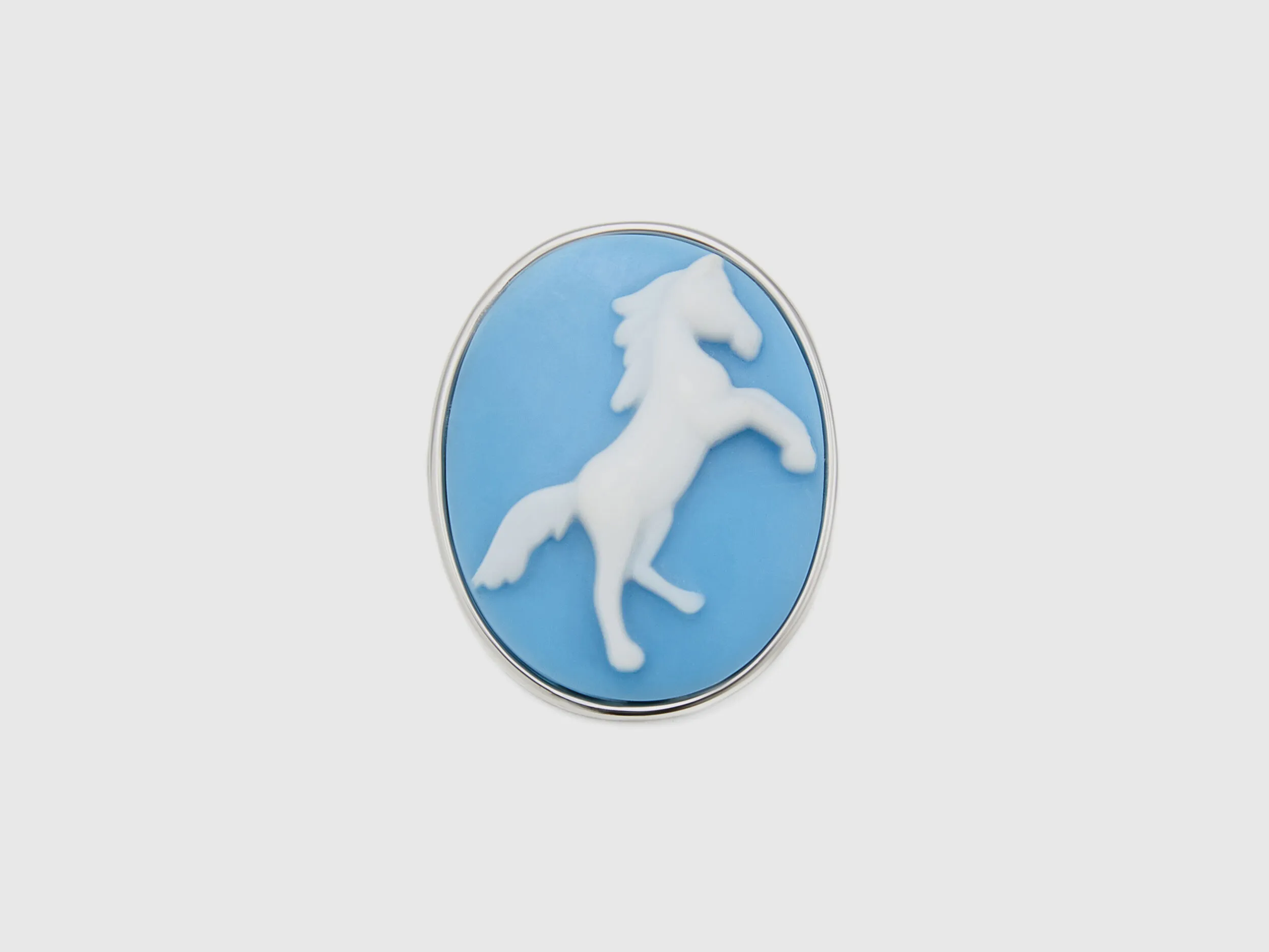 Broche camafeo celeste