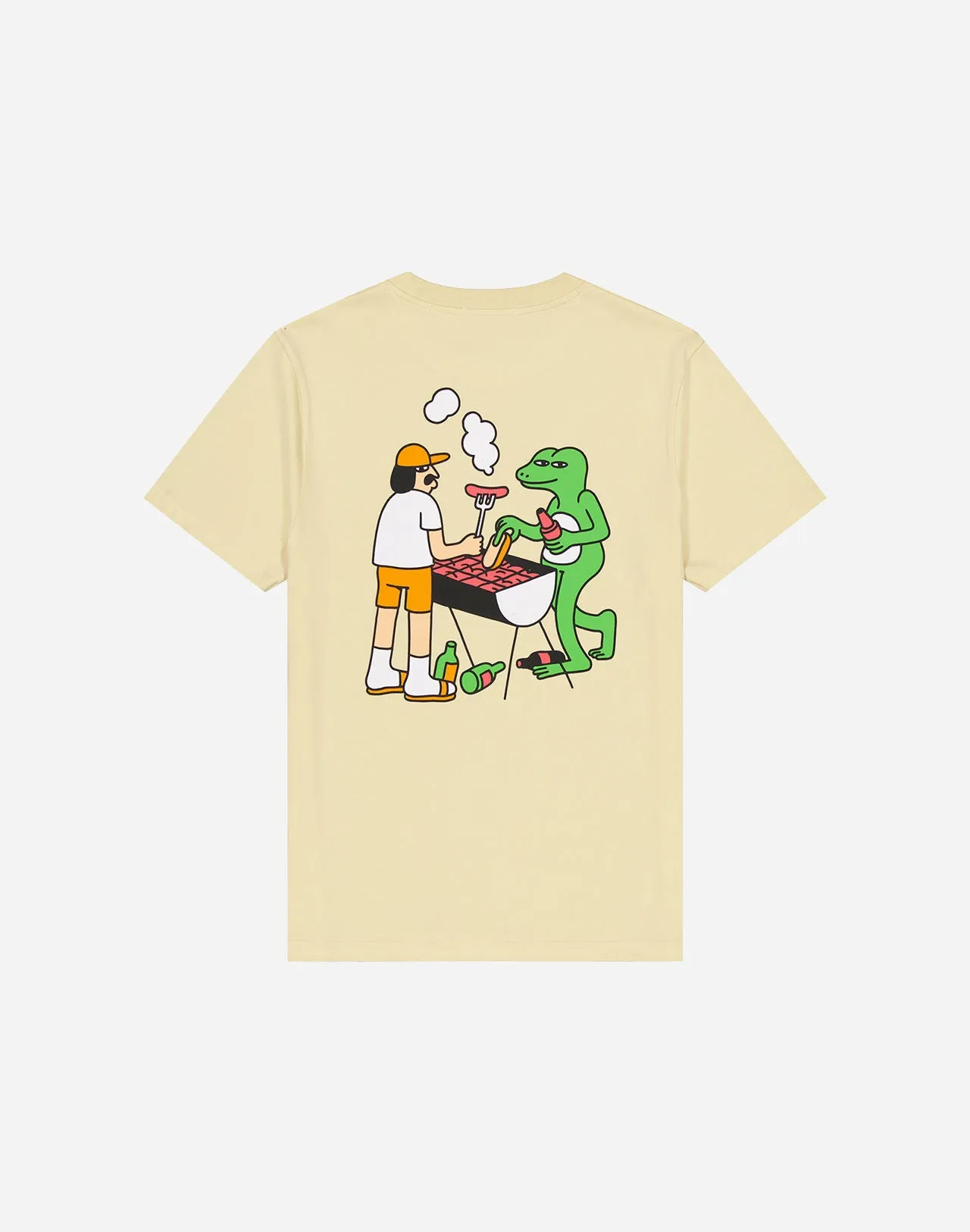 CAMISETA BBQ AMARILLA