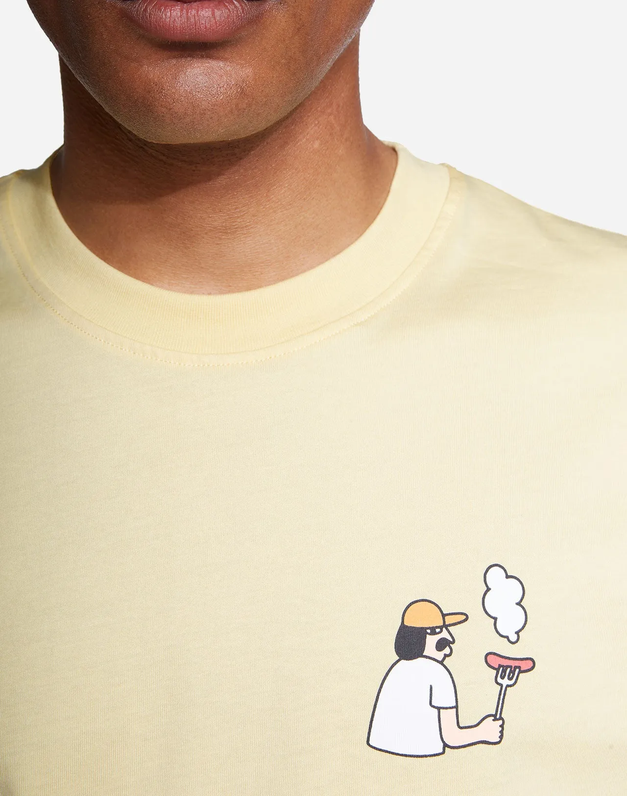 CAMISETA BBQ AMARILLA