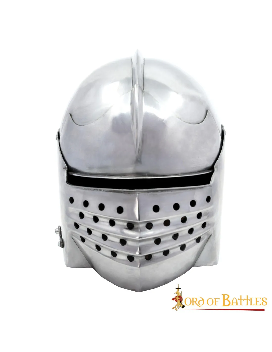 Casco Sallet Italiano con forro acolchado