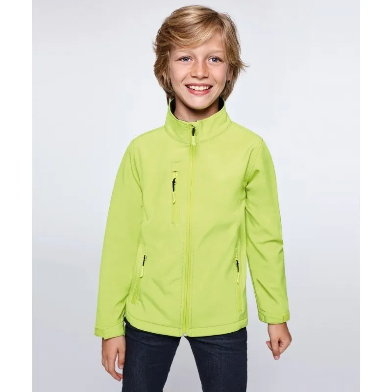 Chaqueta Softshell con forro polar niño niña Nebraska de Roly
