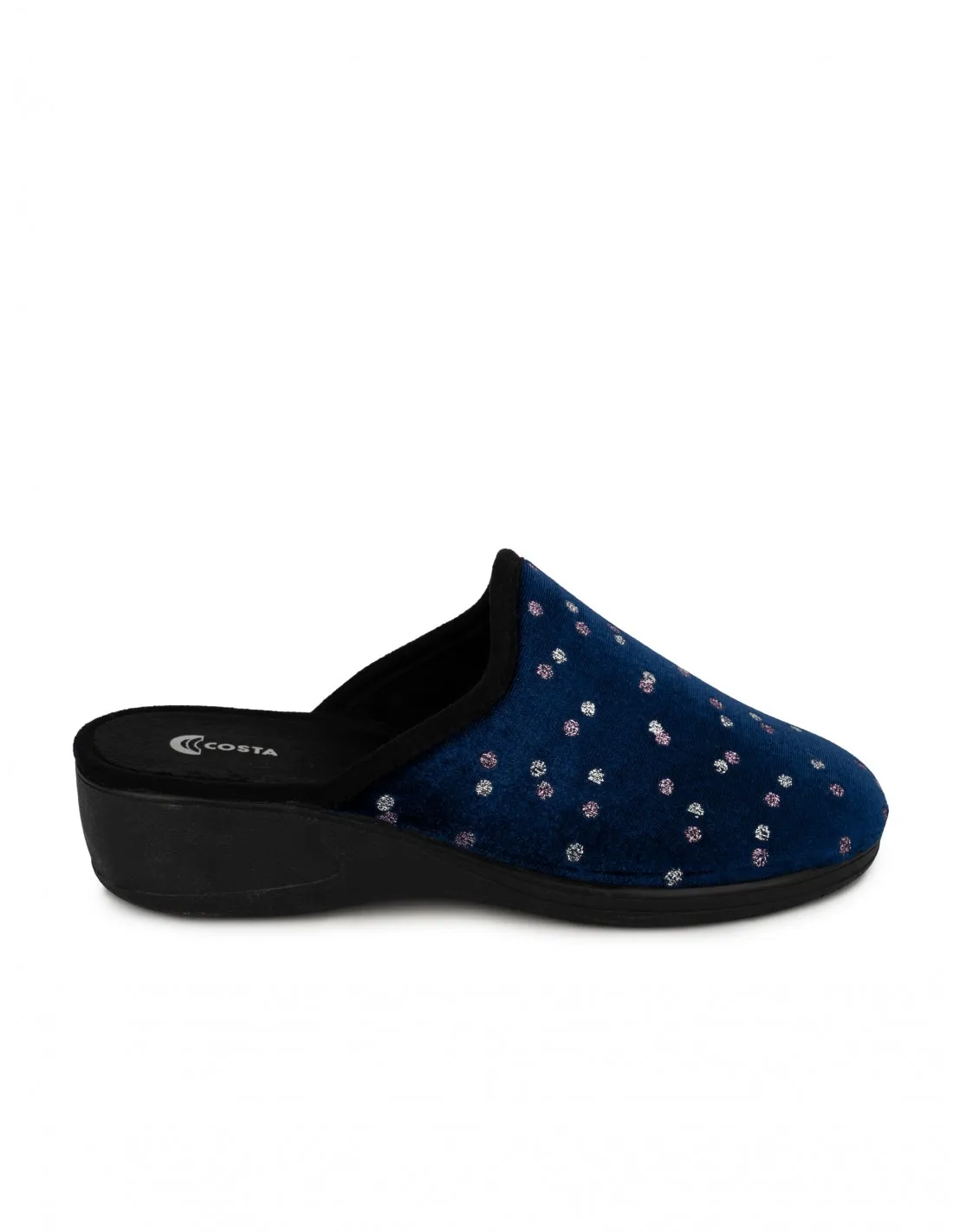 COSTA Zapatillas Casa Descalzas Cuña Azul