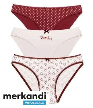 Echa un vistazo a nuestra selección de calzoncillos de mujer en un paquete de 3 con una mezcla de colores para artículos moderno
