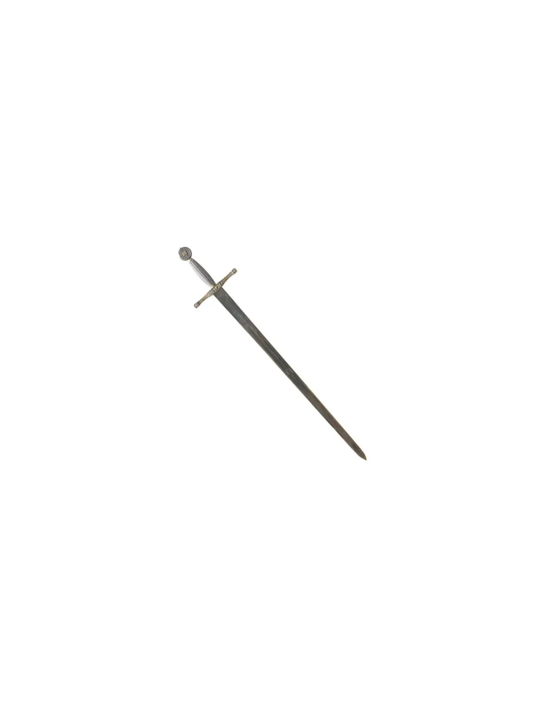 ESPADA EXCALIBUR EN ACABADOS PLATEADOS Y DORADOS, FABRICADA EN TOLEDOESPAñA