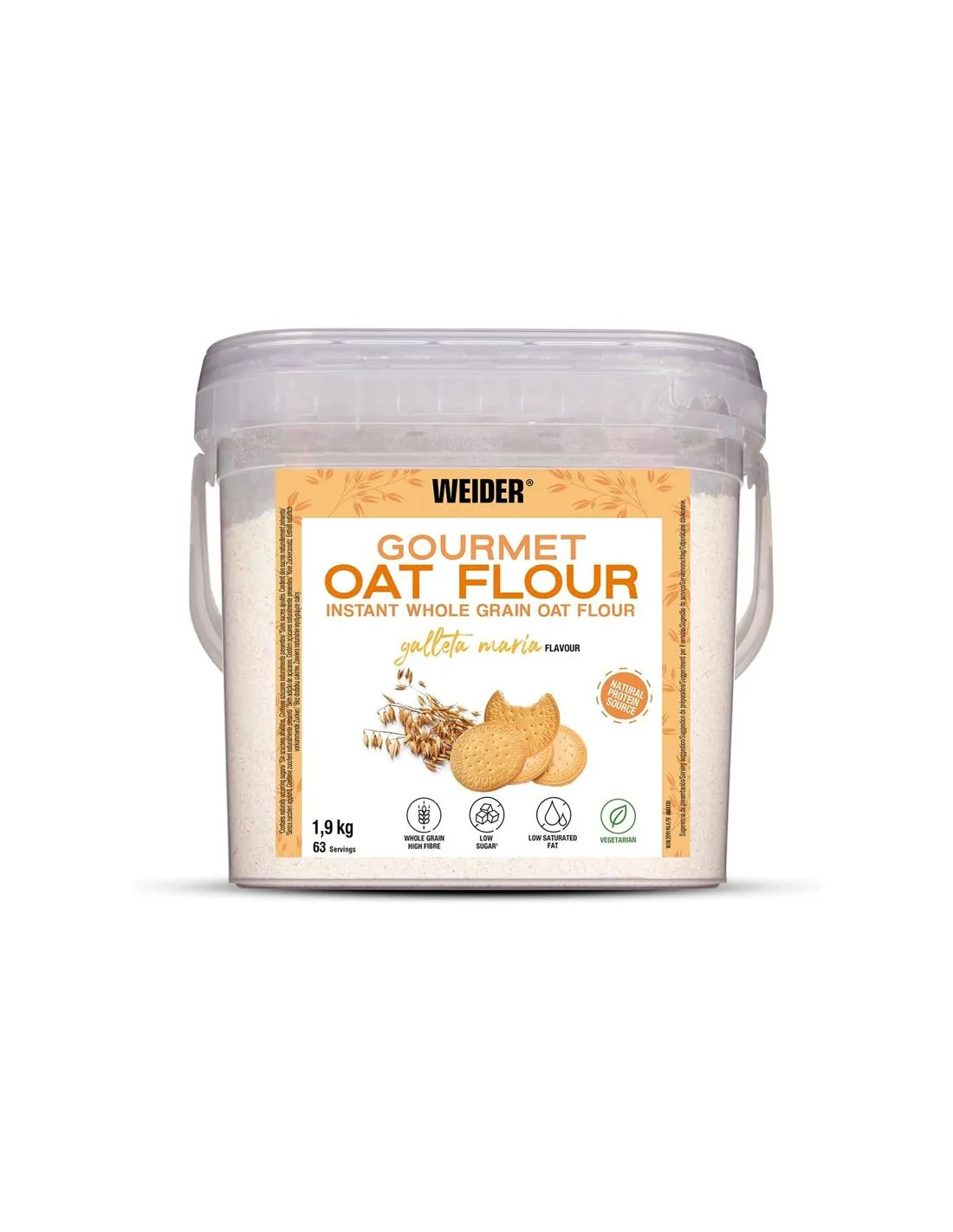 Harina de Avena de Fitness Weider Gourmet Galleta maria