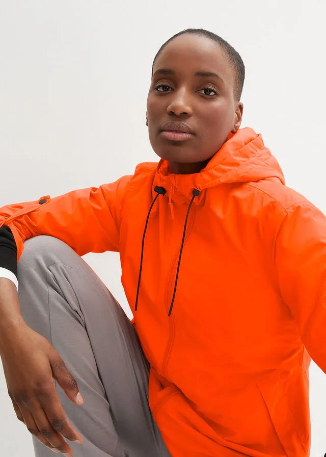 Impermeable Naranja cálido