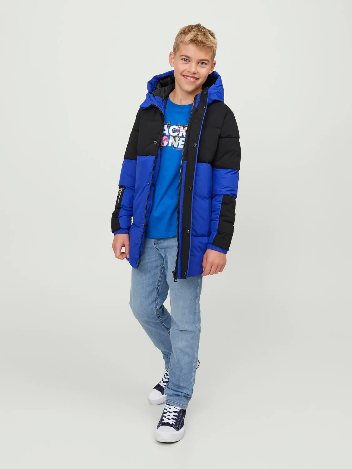 JJIWHCLARK JJIORIGINAL SQ 436 Corte regular Junior | Azul intermedio | Jack & Jones®