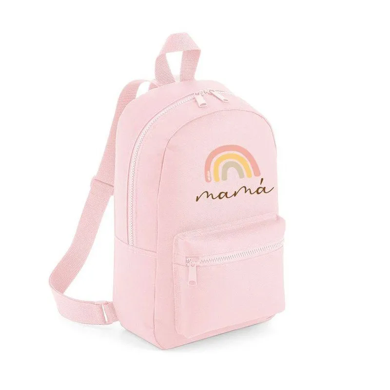 Mochila Personalizada Mamá Arcoíris