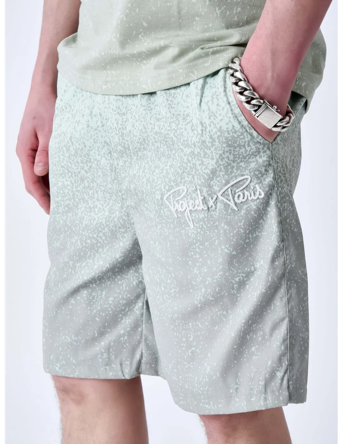 Pantalones cortos bañador con estampado de aerosol de Project X París