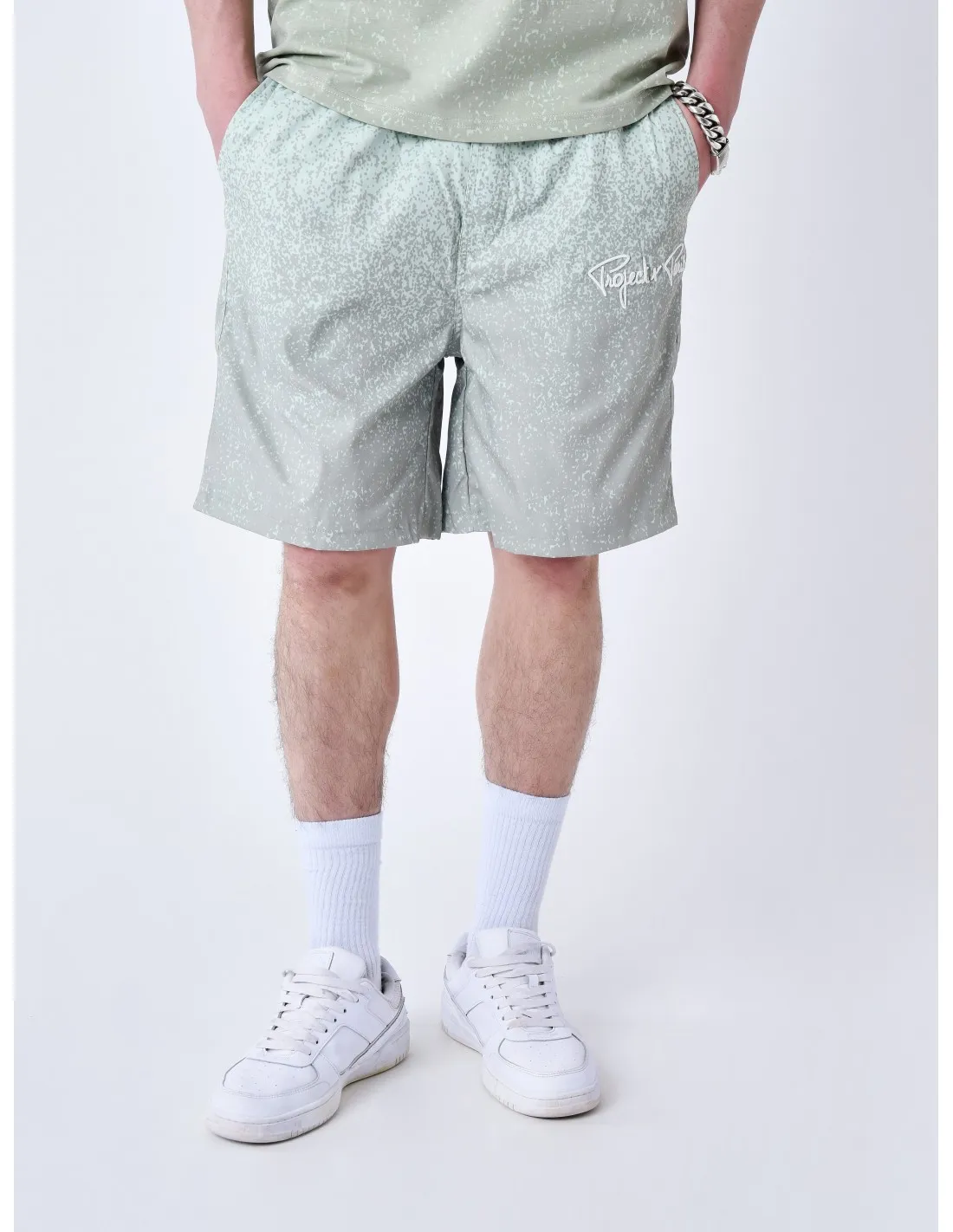 Pantalones cortos bañador con estampado de aerosol de Project X París