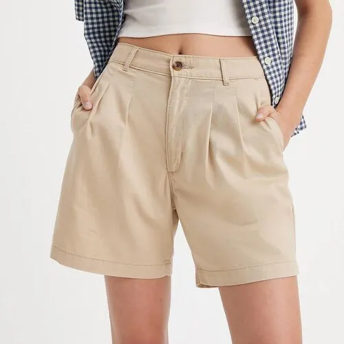 PANTALONES CORTOS BEIGE LEVIS PLEATEDNEUTRAL 25