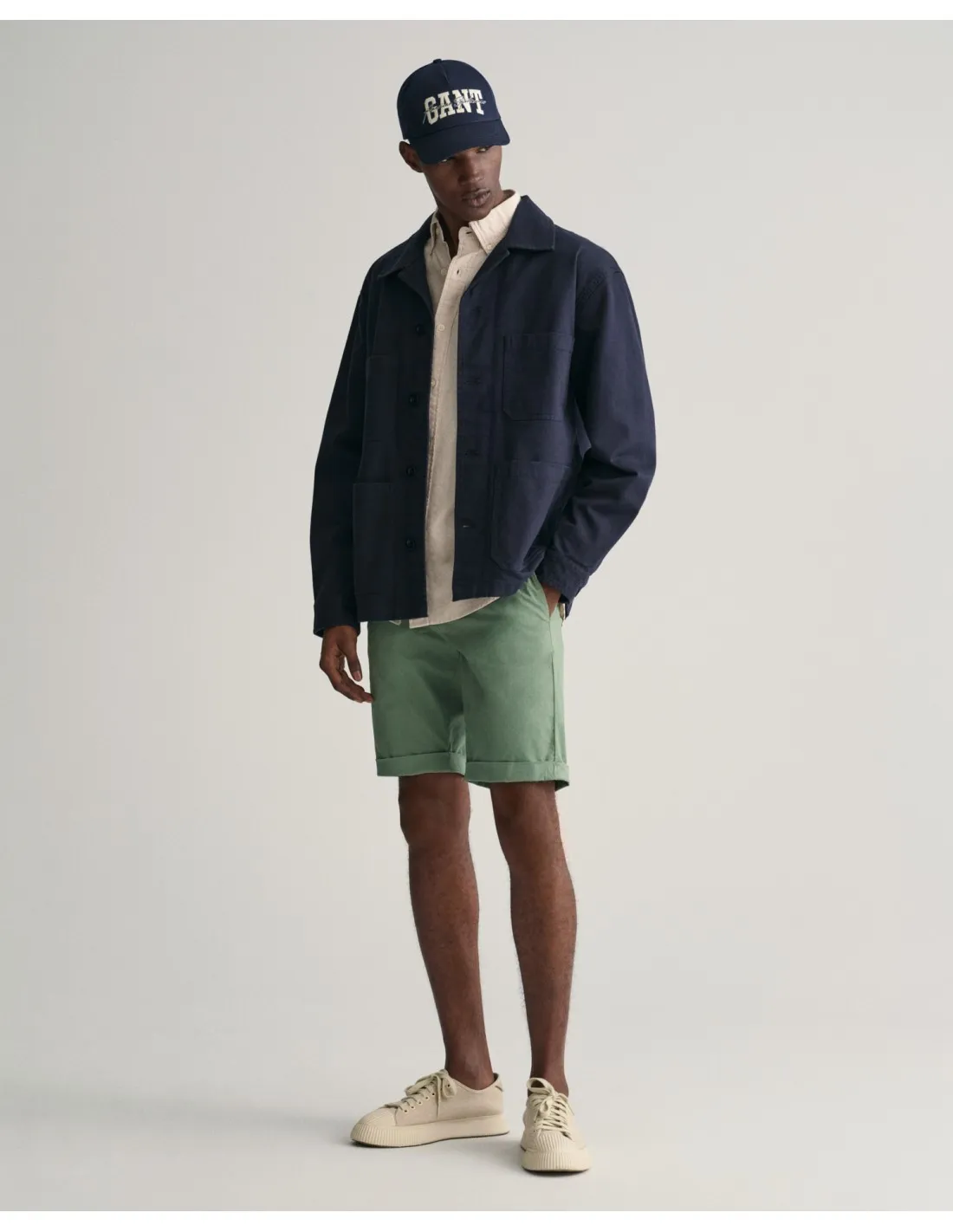 Pantalones cortos desteñidos Slim Fit de Gant