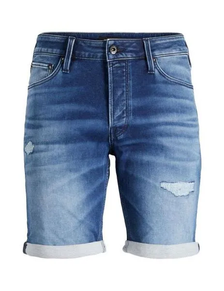 Pantalones cortos vaqueros zurcidos Rick icon de Jack Jones