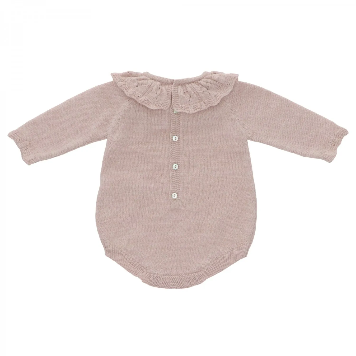 Pelele para niña de punto colección Fleur
