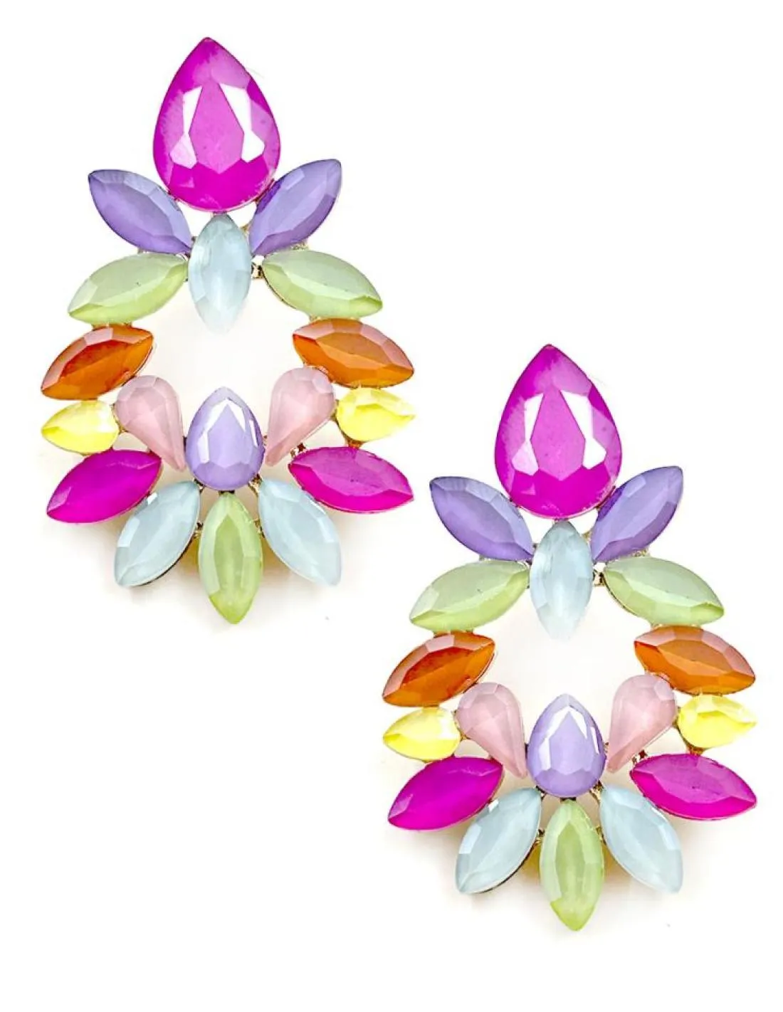PENDIENTES MULTICOLOR EXPLOSION DE COLOR PARA INVITADAS DE BODAS