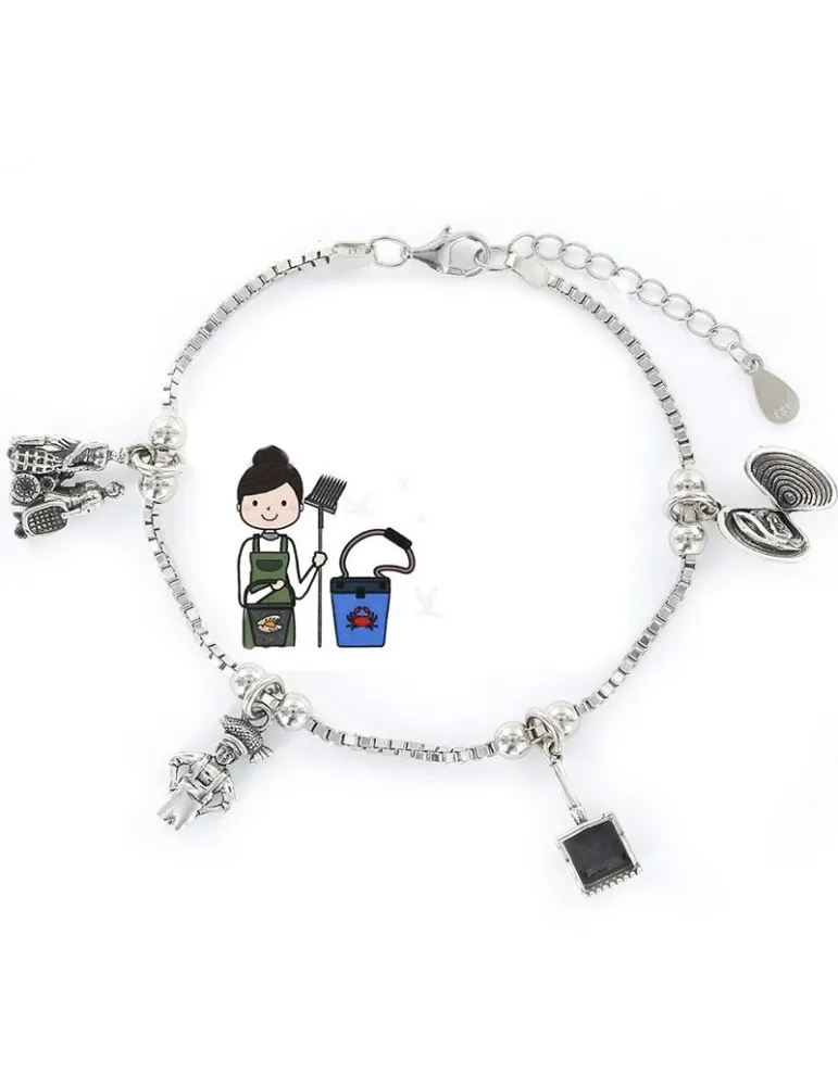 Pulsera de la Mariscadora Plata