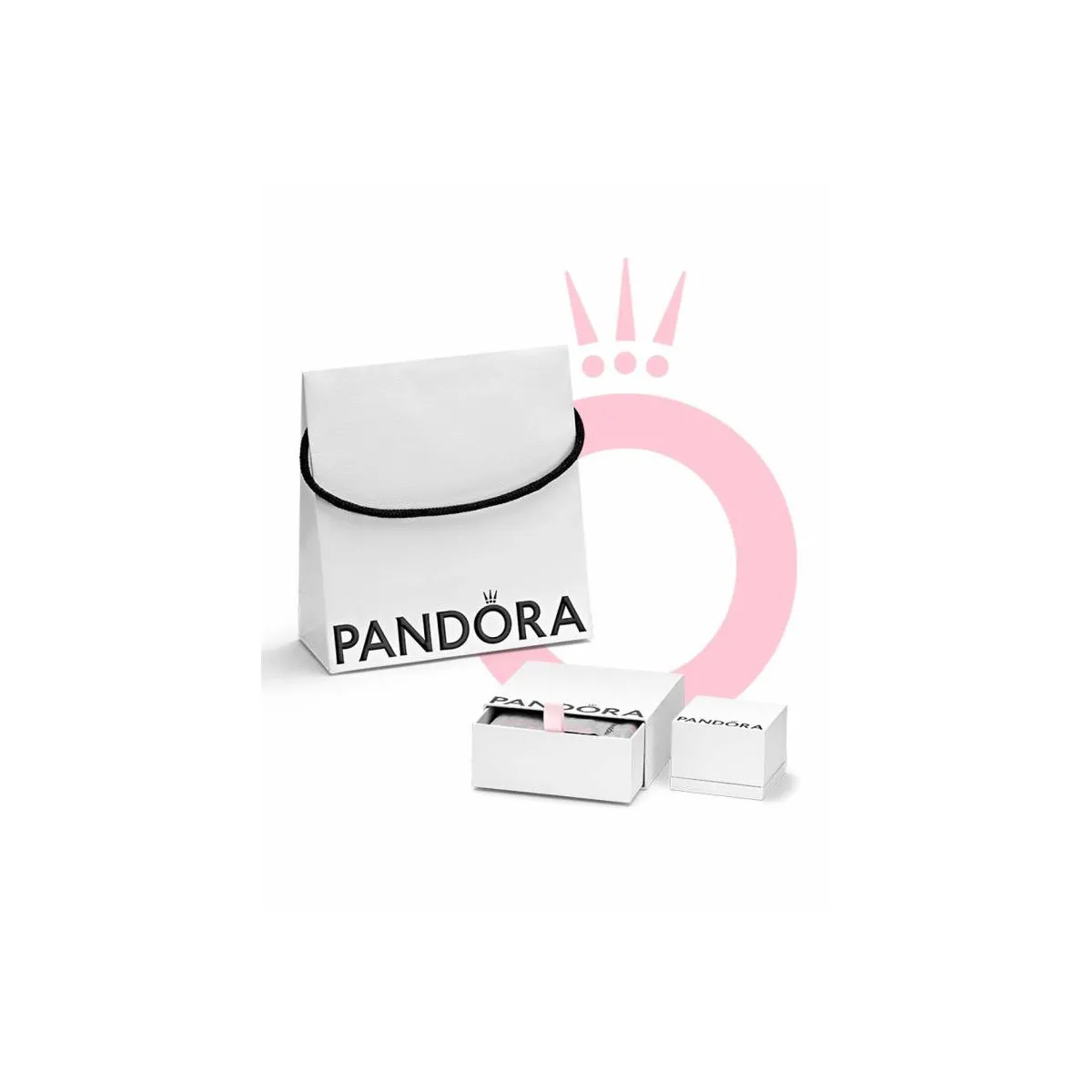 PULSERA PANDORA MOMENTS CIERRE CORAZóN INFINITO BRILLANTE  PANDORA