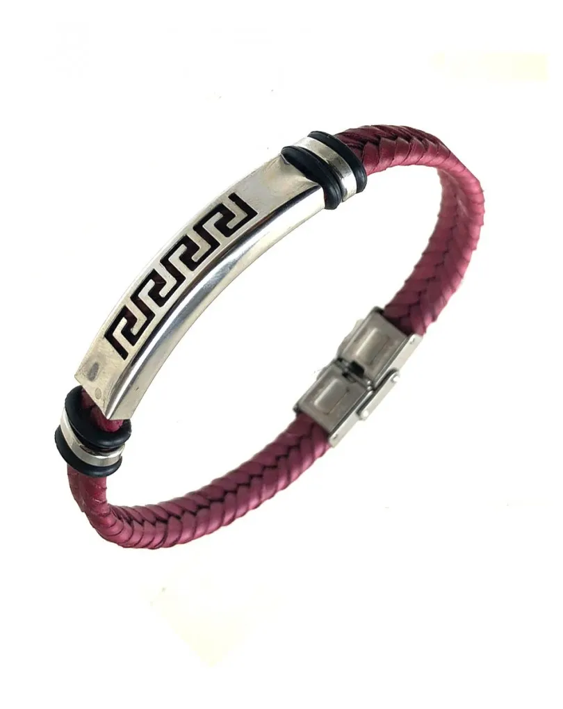 PULSERAS DE HOMBRE ORIGINALES CON BONITA TRENZA DE COLOR