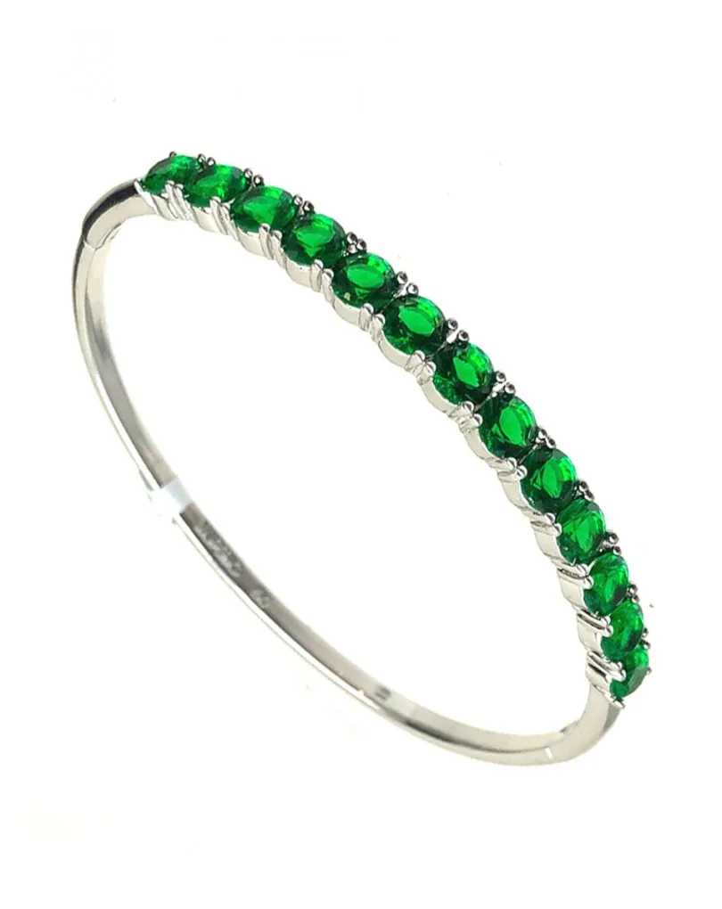 PULSERAS DE MUJER VERDES DE BISUTERIA FINA ESPECIAL CEREMONIAS