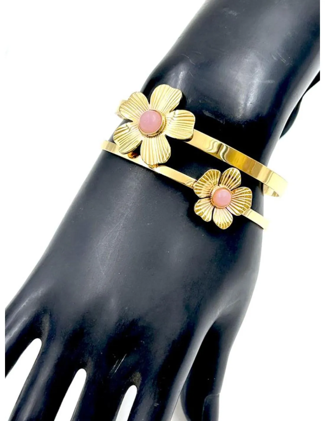 PULSERAS PARA BODAS DORADAS Y ROSAS PALO DE BODA