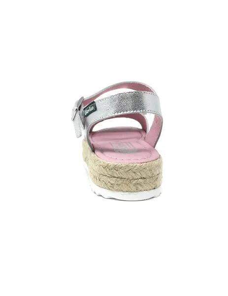 sandalia plata esparto