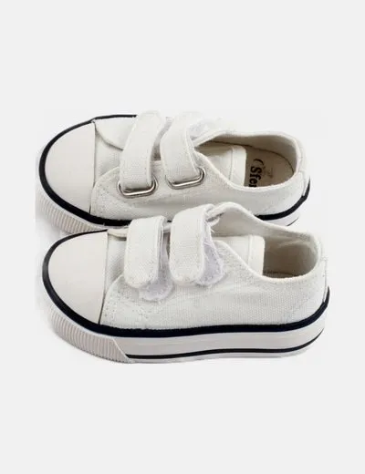 Sfera Zapatilla tela blancaa