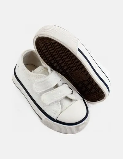 Sfera Zapatilla tela blancaa