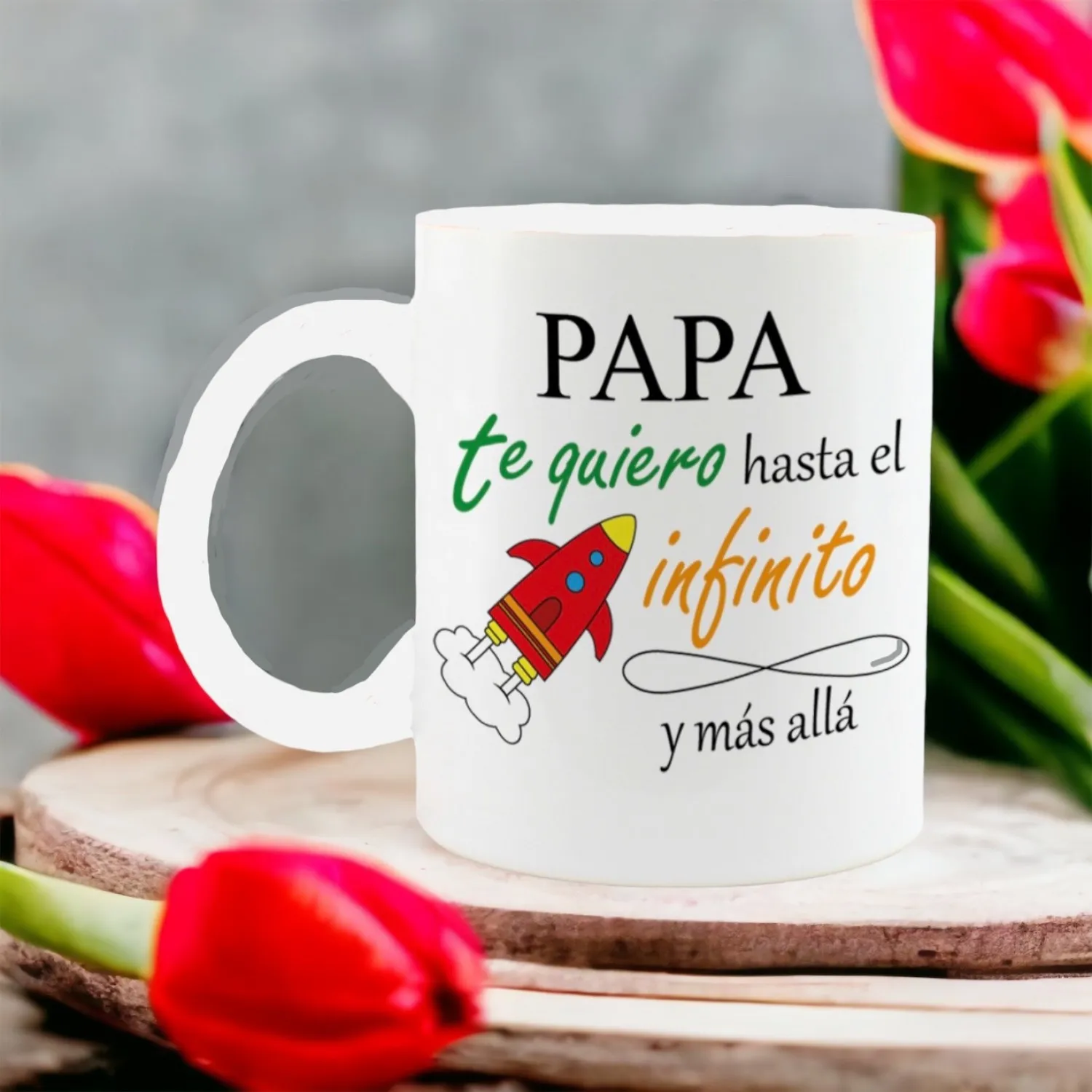 Taza de cerámica con frase para Papá
