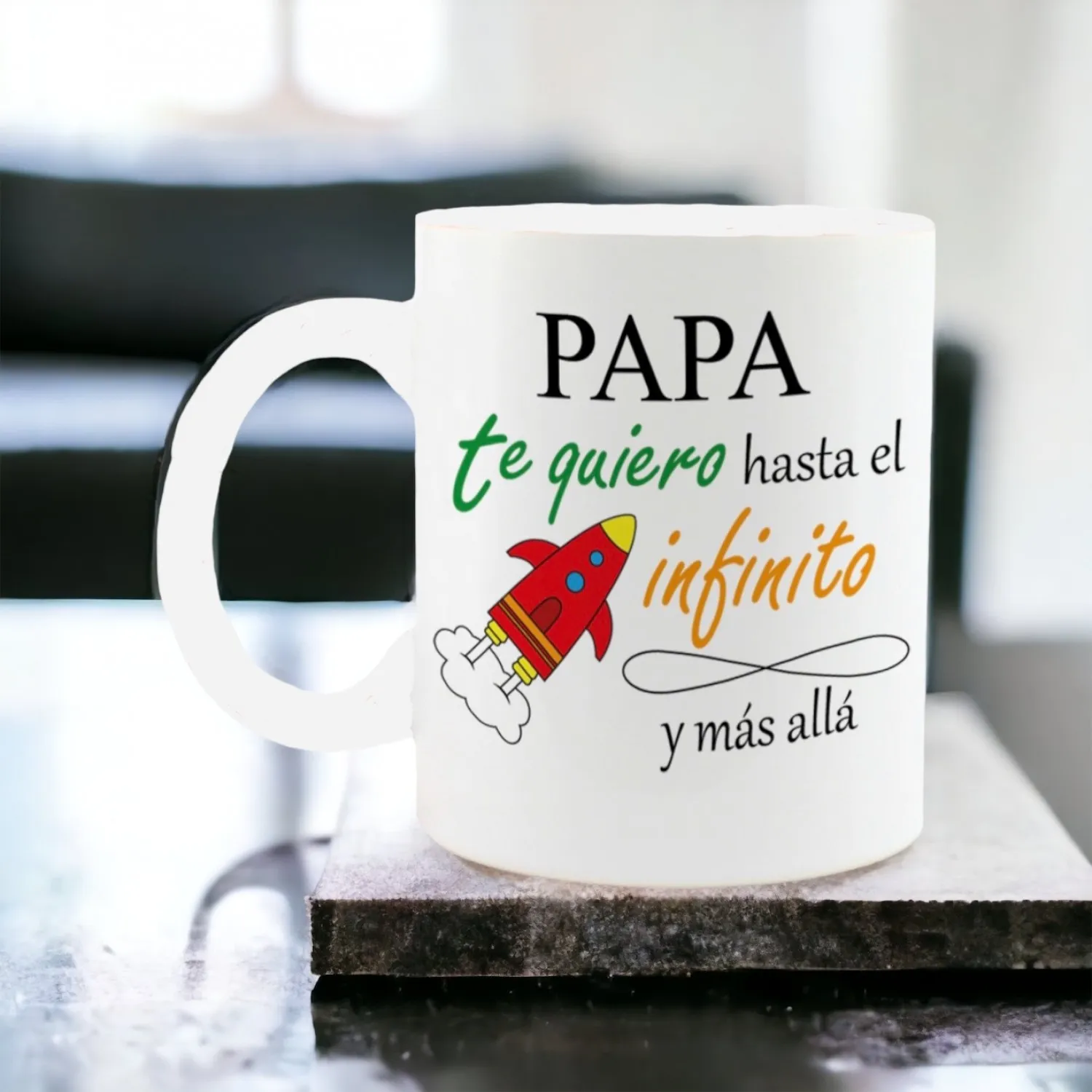 Taza de cerámica con frase para Papá