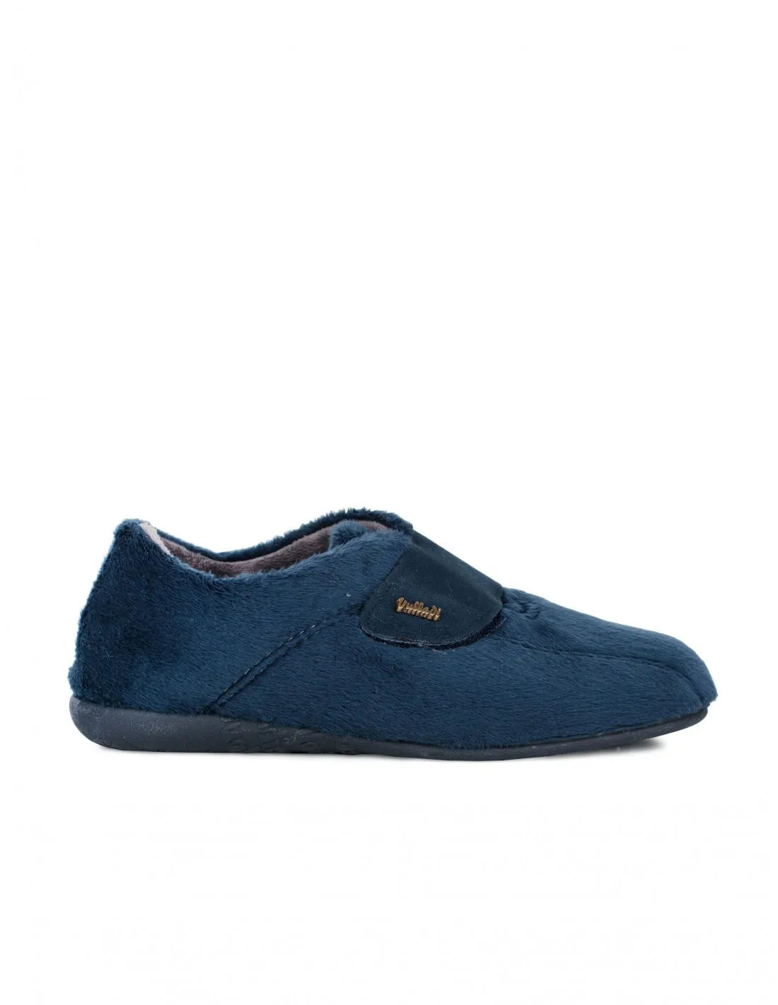 VULLADI Zapatillas Casa Cerradas Velcro Azul