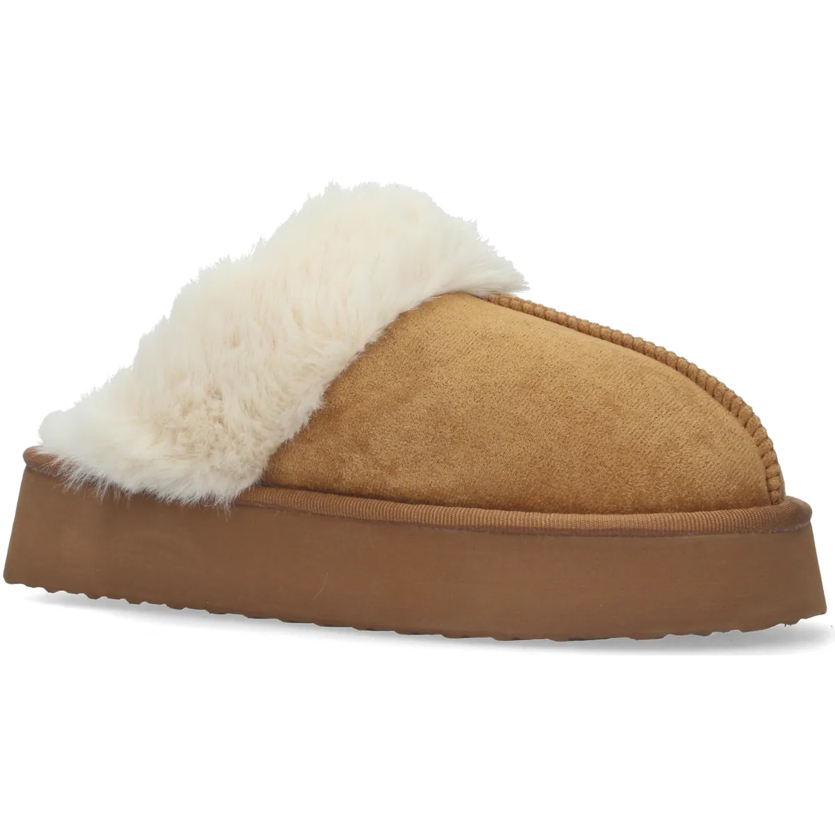 Zapatilla forrada de pelo